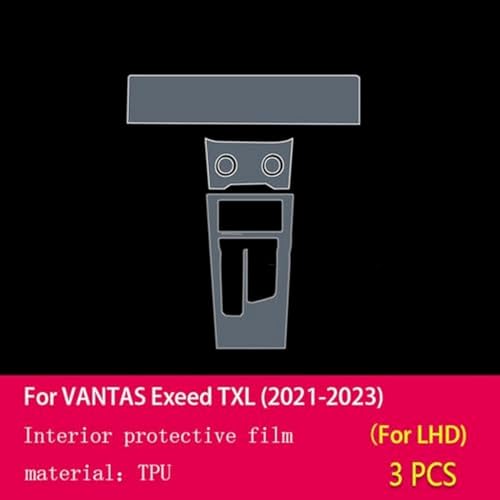 Película transparente de TPU contra arañazos para consola de VANTAS Exeed TXL 2