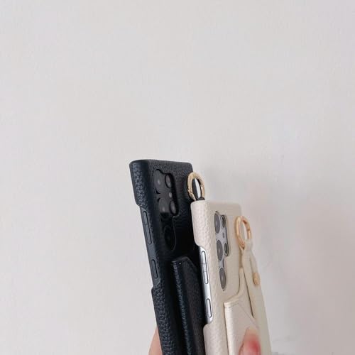 Coque antichoc Samsung S23 FE avec lanière pour éviter les chutes bleu - 3