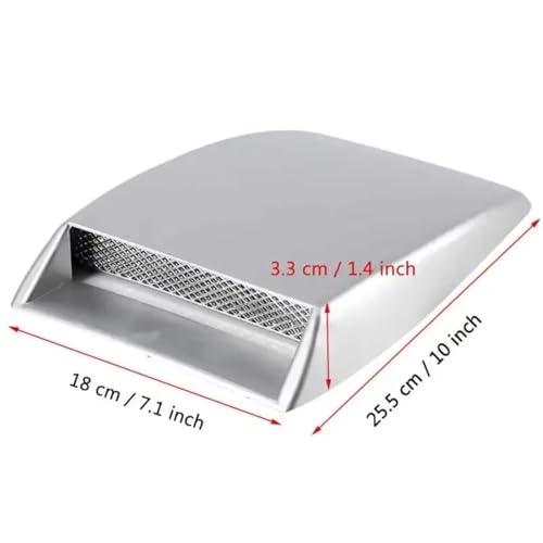 Grille d'aération de capot de voiture universelle pour masquer les défauts - 2
