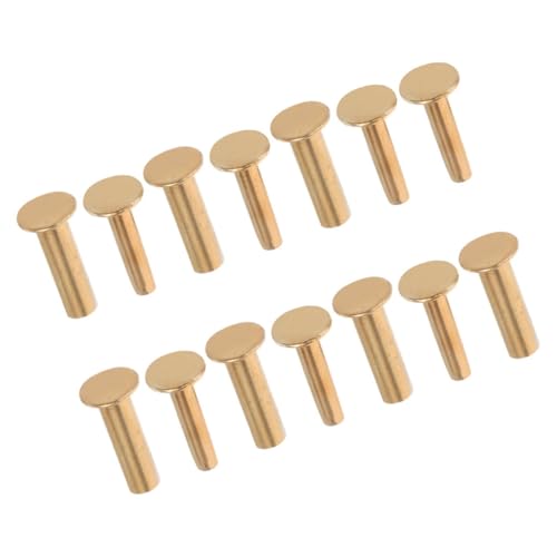 MAGICLULU Kit de Remaches de Cobre para Mangos de Cuchillos 7 Piezas Diseño Antideslizante para Reparación y Fijación Fácil en Cocina Casera y Profesional
