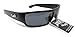 Black Locs OG Gangster Cholo Narrow Rectangular Sunglasses