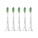 Philips Sonicare W2 Optimal White Standard Toothbrush Head for Sonic Toothbrush HX6065/10 Pack of 5 Standard Size Click Holder BrushSync Pairing