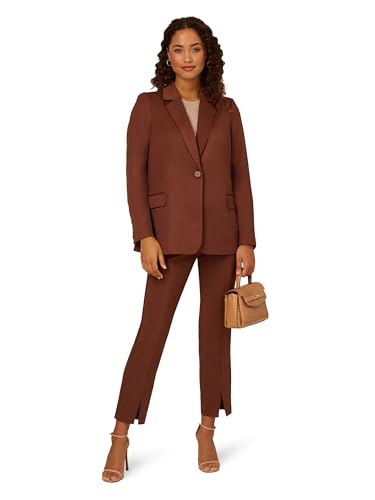 Adrianna Papell Women's Solid Twill One Button Blazer3