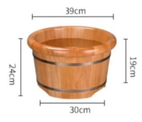 Barra de Madera para Spa de Pies 39x24x30 cm miniatura 2