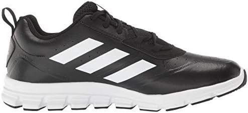 adidas Men's EG6682 Baseball Shoe, Black/White/Silver, 10.5 | Image 5