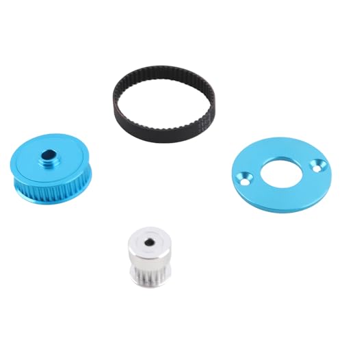 Generic Kit de Engranaje de Transmisión por Correa RC Duradero para Coche de Control Remoto TT02, de Transmisión Premium para un Rendimiento Mejorado