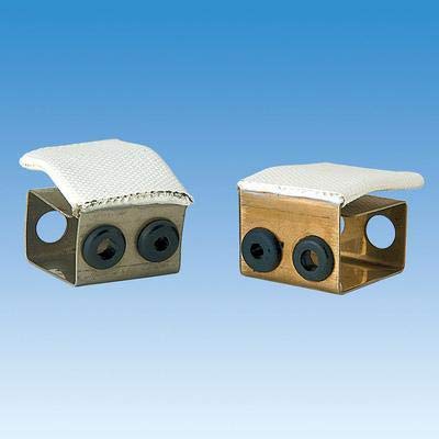 9601-36 Two XL Oil Bath Clip, 1/4" Hole