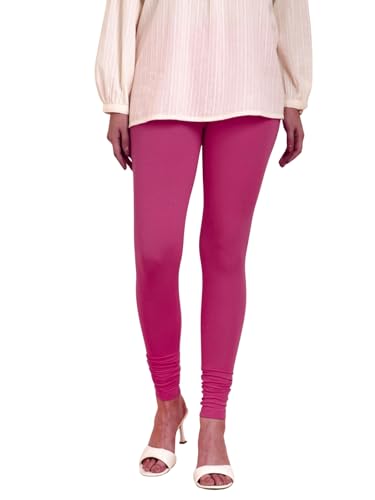 Image of TWIN BIRDS Tailored Cut and Classic Fit Super Stretchable Elastane Fabric Churidar Leggings for Women