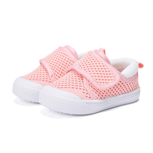 Image of BMCiTYBM Baby Sneakers Girls Boys Lightweight Breathable Mesh First Walkers Shoes 6-24 Months