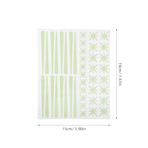 Adhesivos de Pared de Estrellas Luminosas Verde INOOMP miniatura 2