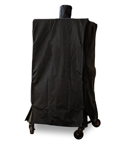 Image of ZJYWSCH Grill Cover for Pit Boss Pro Series DX 4 Wood Pellet Vertical Smoker PBV4PS2 PBV4PS1 PBV4NX PBV4DX Heavy Duty PitBoss Copperhead Onyx 1300 Vertical Smoker Cover