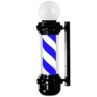 サインポール　理髪店回転灯 緑白　稼働品 Amazon.co.jp: サインポール 理容 屋外 壁掛け式 LED 回転灯