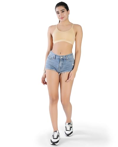 Image of Medium Impact Sports Bra for Women | Daily Use | Non-Wired | Non-Padded | Seamless Bra | Full Coverage | Suitable for Gym,Yoga,Workout
