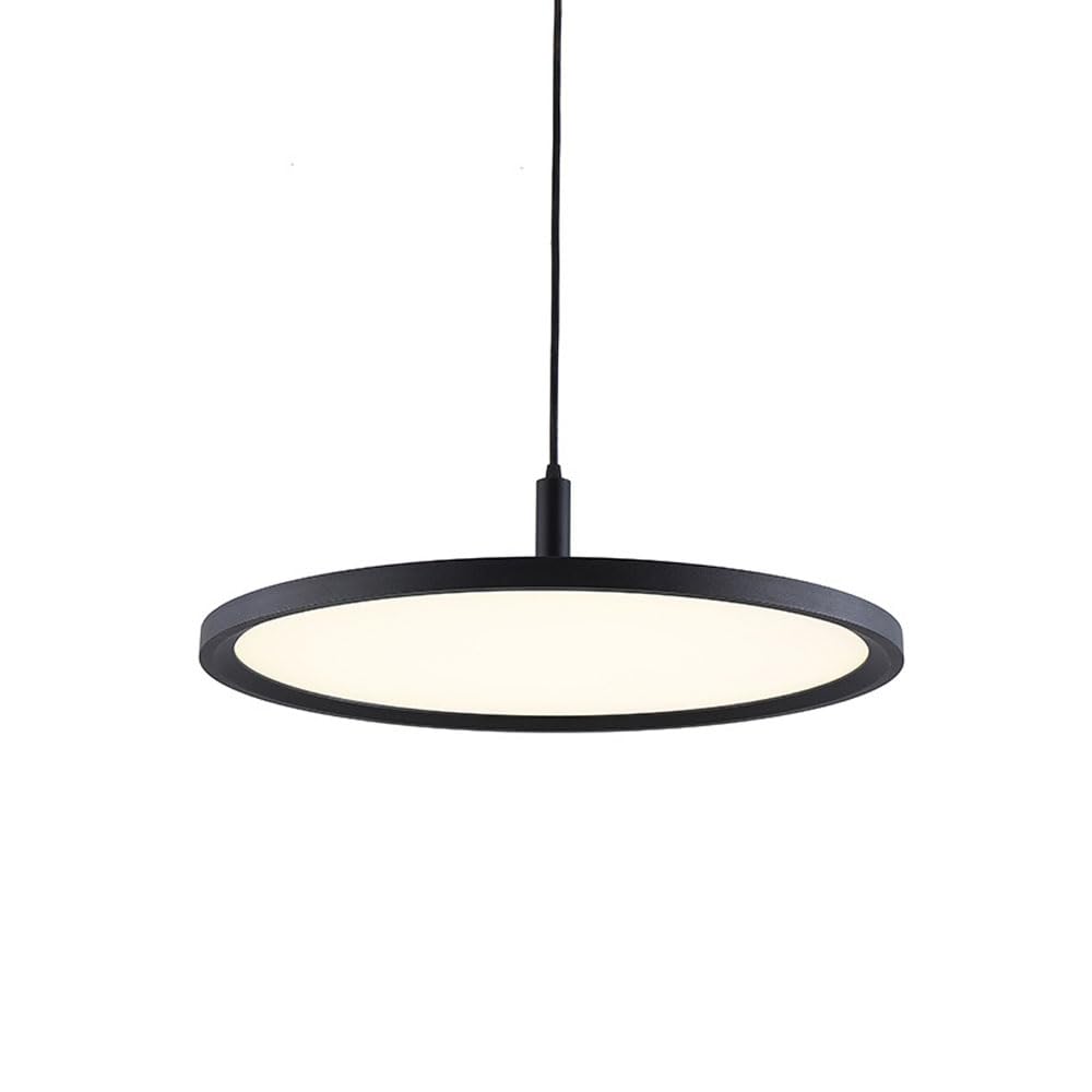 Lampe Suspendue Ronde LED 32W - Lustre de Plafond Moderne pour Table à Manger