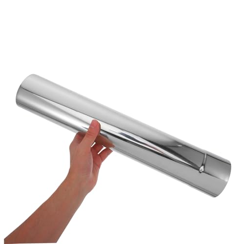 Conduit de cheminée en acier inoxydable 76x424 mm pour poêle
