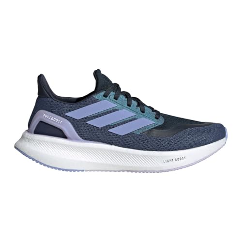 adidas Mujeres Pureboost 5 Zapatillas para Correr Zapatilla Neutral Prloin/Bluspa/Prptnt - Azul Oscuro 40