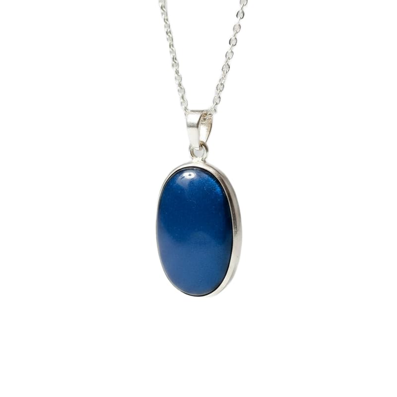 Pendentif en quartz bleu naturel facetté LKBEADS | Élégance intemporelle pour collier en pierre