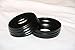 12 Black Pre-Drilled Mason Jar Lids for your Mason Jar Soap Dispenser or other DIY Crafts - by Industrial Rewind