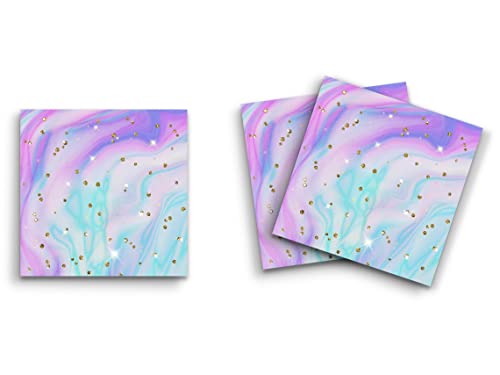 Papier de notes adhésives 7,6 x 7,6 cm et fournitures de bureau fantaisie