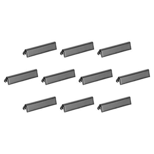 QUARKZMAN 32Pcs Embouts à Pincer, 30mm Fermoirs d'Extrémité Cordon Ruban Fermoirs d'Extrémité en Cuir Attache Corde pour Étiquette Ceinture Coton Webbing...