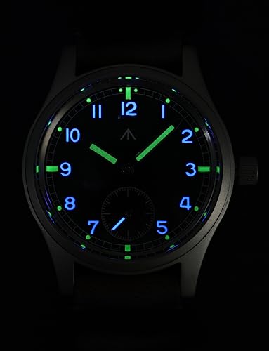 Image of TACTICAL FROG Militado D12 Military Mens Watch VD78 Quartz Sapphire Crystal C3 Super Luminous 36mm Dial Military-Style Dress Watches, 100M Waterproof