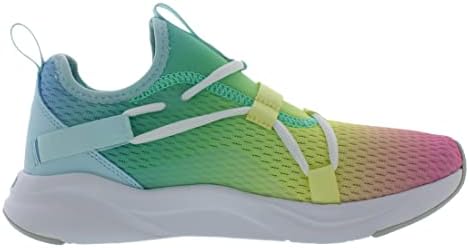 PUMA unisex-child Rift Slip On Sneaker, Blue Glow White-Green Glimmer, 4.5 US Unisex Big Kid | Image 2