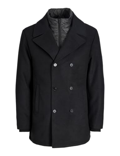 Peacoat Jack & Jones Jjedetroit Styd Aw25 une confection soignée aux finitions premium