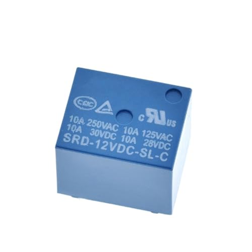 Relé SRD-09VDC-SL-C de 9V para solucionar cortes de energía en circuitos de 10A