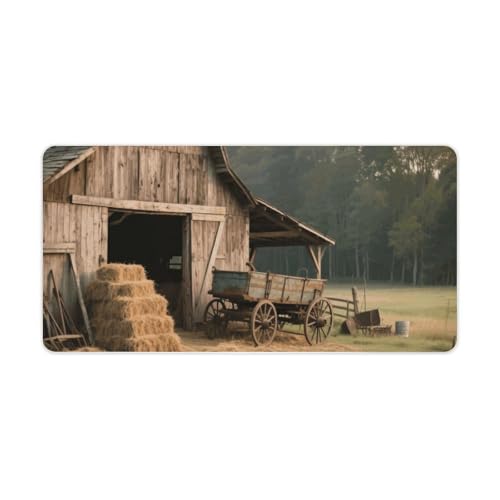 Desk Pad Protector 24x12 Inch Extended Vintage Farmhouse miniatura 5