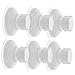 NOLITOY 6pcs Suction Cup Accessories Birds Perch Accessories Suction Cup for Cat Window Perch Window Cat Perch Glass Suction Cup Replacement Suction Cup for Perch Animal White Abs Hamster