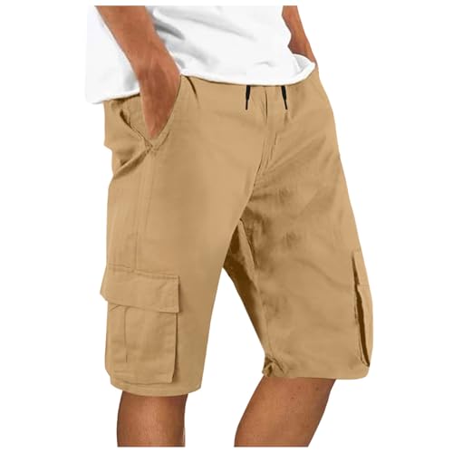 Short cargo homme multi poches pantacourt polyvalent pratique compact