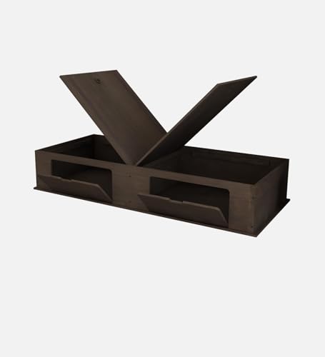 Image of Cyprus Multipurpose Diwan Single Bed with Storage Engineered Wood Single Box Bed Dark Wenge Finish Knock Down