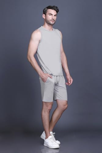Image of GODFREY Men Co ord Set for Summer Cotton