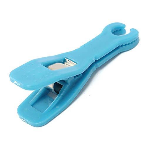 Body Piercing Clamps Tool - Yuelong 25PCS Disposable Round Body Piercing Needle Slot Forcep Clamp Piercing Clip Septum Ear Nose Lip Navel Tattoo Piercing Supplies (Round)