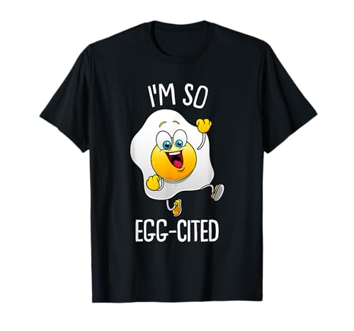 Funny Egg Gift Kids Men Women Cool Fried Egg Lover Food Pun T-Shirt