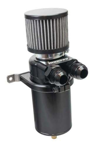 Image of Moroso 85416 Billet Breather Tank Catch Can, Dual Inlet, #12AN Male