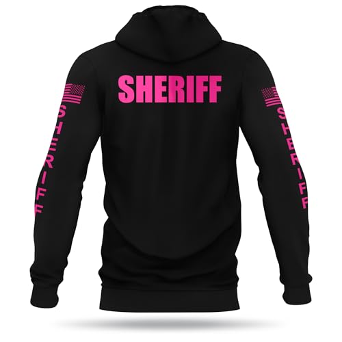 SHERIFF Performance Hoodie | USA Patriotic Apparel | 100% Polyester for Odor Free, Moisture-Wicking Quick Dry Comfort.2