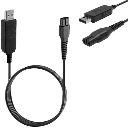 4.3V Charger Cable Compatible with Philips A00390 Shavers and Trimmers 1.5M Electric Shaver Charging Cord for MG3720 MG3730 QP2520 QP2620 BT3206 MG5730