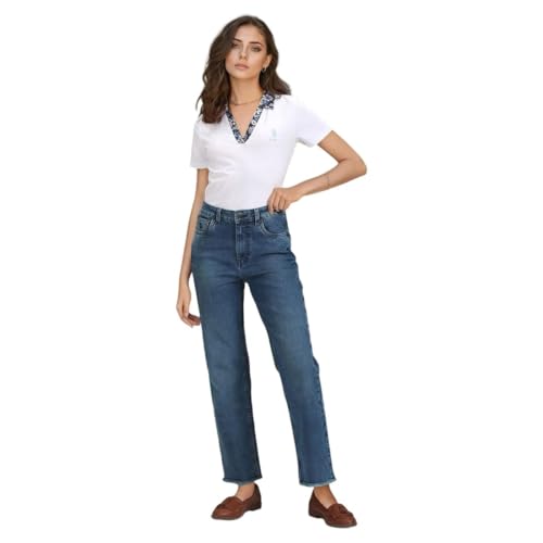 Image of U.S. Polo ASSN. Women's Regular Fit High Rise Jeans