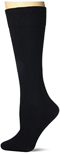 HUE Women's Fashion Sheer Knee Hi Socks, Assorted