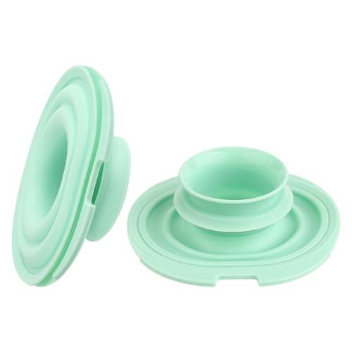 Image of Breast Pump Diaphragm Compatible with Wi llow Go - 2 Pack Food-Grade Silicone Diaphragms Spare Replacement Parts Compatible with Wi llow Go Wearable Double Electric Hands Free Breast Pump