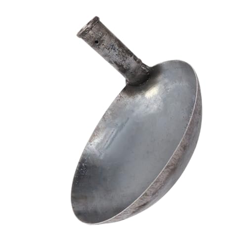 Lurrose Cucharón de Hierro Grueso con Mango para Uso Industrial y Agrícola Cuchara Resistente para Agua Abono y Concreto Diseño Duradero y Capacidad Alta para Jardín y Cocina