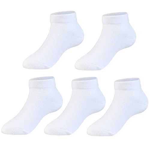 Kids Low Cut Socks Boys Seamless Ankle Socks Girls Breathable Cotton Toddler Short Sock 5/8 Pairs