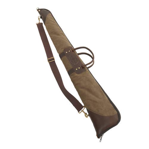 Frost RiverGun Carrying Case - Sherpa Lined Water Resistant Waxed Canvas Rifle Bag, Scoped or No Scope