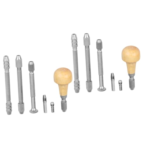 Foret hélicoïdal manuel Lurrose : lot de 8 perforateurs double tête - 2