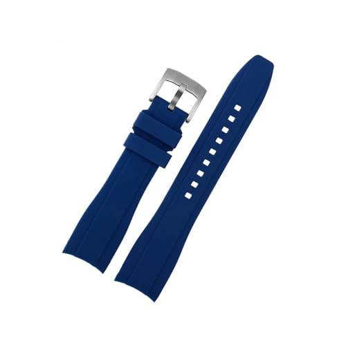 20MM 22MM�A�[�N�[�V���R�[���S���^���x���g�ɓK������Rolex/Water Ghost/seiko/citizen/tissot�ėp�x���g�A�Z���u��(Blue silver,22mm)