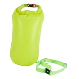 Colaxi Mochila de equipamento de flutuação de bóia de natação PVC 50L Bolsa seca de bolha de natação para mergulhadores de snorkel Nadadores em águas abertas, Verde