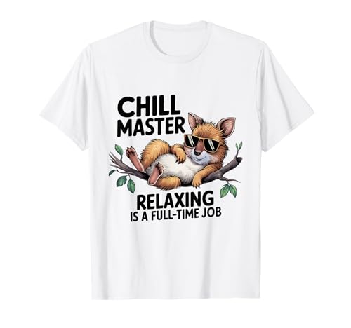Chill Master Rilassarsi è un lavoro a tempo pieno - Funny Quokka Maglietta