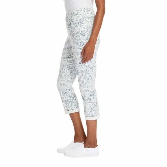 Ladies' Roll Comfort Stretch Cuff Capri3