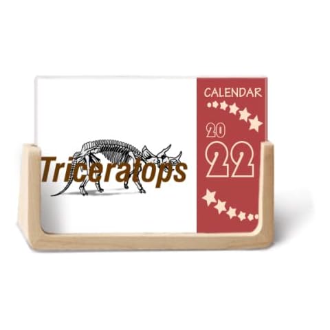 Somatotype Trigonosaurus Skeleton 2022 Desk Calendar Planner 12 Month Cover